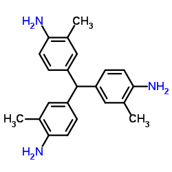 (4-[Bis(4-amino-3-methylphenyl)methyl]2-methylaniline结构式