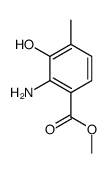 methyl 2-amino-3-hydroxy-4-methylbenzoate结构式