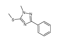 1-methyl-5-methylsulfanyl-3-phenyl-1,2,4-triazole Structure