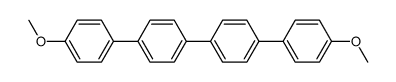 1,4'''-dimethoxy-4,1':4',1'':4'',1'''-quaterphenylene结构式
