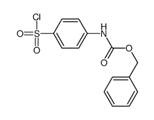 BENZYL [4-(CHLOROSULFONYL)PHENYL]CARBAMATE Structure
