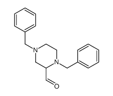 1,4-dibenzylpiperazine-2-carbaldehyde Structure