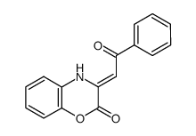 3-Phenacylidene-3,4-dihydro-2H-1,4-benzoxazin-2-one结构式