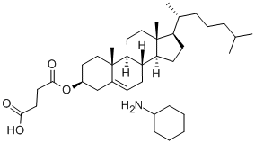 cholesteryl hemisuccinate*monocyclohexylamine Structure