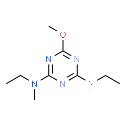 N,N'-Diethyl-6-methoxy-N-methyl-1,3,5-triazine-2,4-diamine Structure