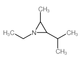 Aziridine,1-ethyl-2-methyl-3-(1-methylethyl)-, trans- (9CI) Structure