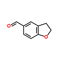2,3-二氢苯并呋喃-5-甲醛结构式