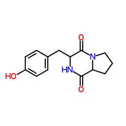 Cyclo(Tyr-Pro) Structure