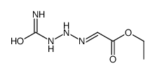 ethyl 2-[(carbamoylamino)hydrazinylidene]acetate结构式