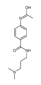 4-acetamido-N-[3-(dimethylamino)propyl]benzamide Structure
