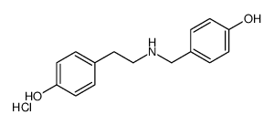 4-[2-[(4-hydroxyphenyl)methylamino]ethyl]phenol,hydrochloride结构式