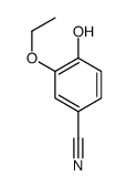 BENZONITRILE, 3-ETHOXY-4-HYDROXY- Structure