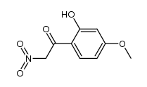 2-hydroxy-4-methoxy-ω-nitroacetophenone结构式