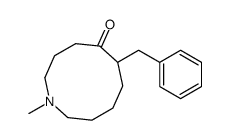6-benzyl-1-methylazecan-5-one结构式