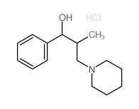 2-methyl-1-phenyl-3-(1-piperidyl)propan-1-ol结构式