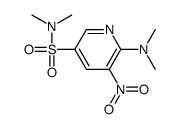 6-(dimethylamino)-N,N-dimethyl-5-nitropyridine-3-sulfonamide Structure