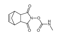 Methyl-carbamic acid 3,5-dioxo-4-aza-tricyclo[5.2.1.02,6]dec-8-en-4-yl ester Structure