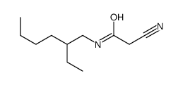 2-cyano-N-(2-ethylhexyl)acetamide Structure