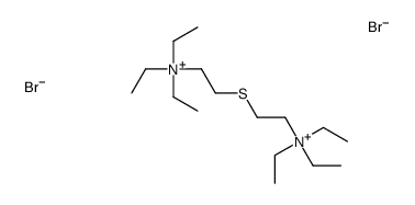 triethyl-[2-[2-(triethylazaniumyl)ethylsulfanyl]ethyl]azanium,dibromide结构式