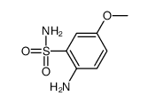 2-氨基-5-甲氧基-苯磺酰胺结构式