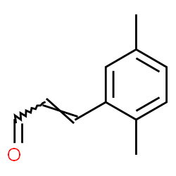 (2E)-3-(2,5-Dimethylphenyl)acrylaldehyde Structure