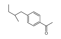 (S)-(+)-4’-(2-甲基丁基)苯乙酮结构式