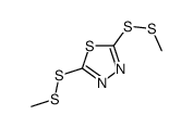 2,5-bis(methyldisulfanyl)-1,3,4-thiadiazole Structure