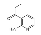 1-Propanone,1-(2-amino-3-pyridinyl)-(9CI)结构式