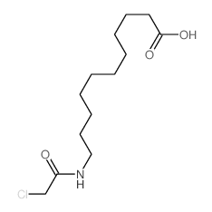 11-[(2-chloroacetyl)amino]undecanoic acid结构式