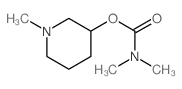(1-methyl-3-piperidyl) N,N-dimethylcarbamate Structure