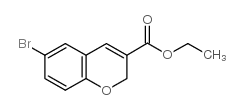 6-BROMO-2H-CHROMENE-3-CARBOXYLIC ACID ETHYL ESTER Structure