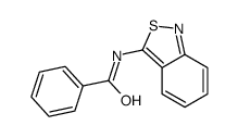N-(2,1-benzothiazol-3-yl)benzamide结构式