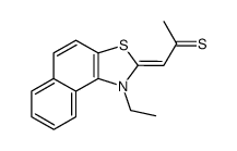 1-(1-ethyl-1H-naphtho[1,2-d]thiazol-2-ylidene)-propane-2-thione结构式
