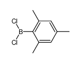 2,4,6-(trimethylphenyl)dichloroborane结构式