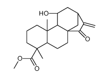 Kaur-16-en-18-oic acid,11-hydroxy-15-oxo-,methyl ester,(4a,11b) Structure