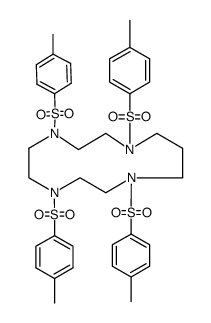 1,4,7,10-tetra(p-tosyl)-1,4,7,10-tetraazacyclotridecane Structure