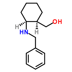 (+)-顺-2-苯甲氨基环己烷甲醇结构式