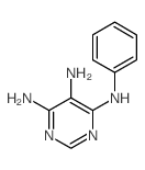 N4-phenylpyrimidine-4,5,6-triamine Structure