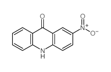 9(10H)-Acridinone, 2-nitro- Structure