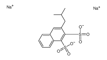 disodium,3-(2-methylpropyl)naphthalene-1,2-disulfonate Structure