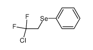2-chloro-2,2-difluoroethyl phenyl selenide结构式