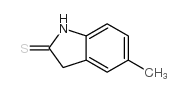 5-METHYL-1,3-DIHYDRO-INDOLE-2-THIONE Structure