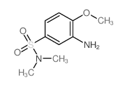 Benzenesulfonamide, 3-amino-4-methoxy-N,N-dimethyl- Structure