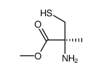 D-Cysteine, 2-methyl-, methyl ester (9CI) structure