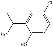 2-(1-aMinoethyl)-4-chlorophenol Structure