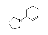 N-(cyclohex-2-enyl)pyrrolidine结构式