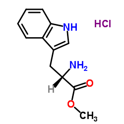 Methyl L-tryptophanate hydrochloride structure