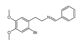 N-[2-(2-bromo-4,5-dimethoxyphenyl)ethyl]-1-phenylmethanimine Structure