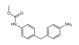 methyl N-[4-[(4-aminophenyl)methyl]phenyl]carbamate Structure