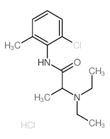 6-Chloro-2-(diethylamino)-o-propionotoluidide hydrochloride Structure
